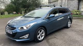 Hyundai I40 2015 17 Diesel estate blue drive [upl. by Pippa]