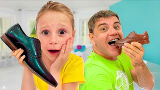 Nastya and Dad best stories for kids Video collection for the whole family [upl. by Latin]