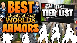 The Best Armors in AQW Tier List [upl. by Merri]