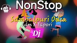 NonStop Sambalpuri Odia Edm X Tapori Dj 2024 [upl. by Gipps]