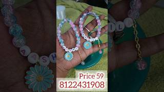 customised bracelet orders for order or Enquiry kindly contact 8122431908customisedjewellery diy [upl. by Isa]