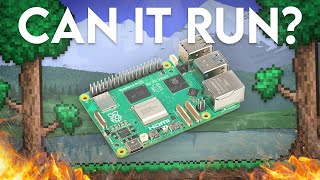 Can Terraria Run On the WORLDS SMALLEST Computer [upl. by Iliak]