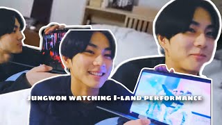 JUNGWON WATCHING ILAND PERFORMANCE 240707 jungwon Weverse live [upl. by Ettenahc]