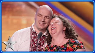 Blind couple Denise amp Stefan give BREATHTAKING Sound of Music performance  Auditions  BGT 2024 [upl. by Mark282]