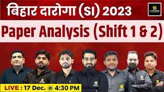 Bihar SI 2023 Paper Analysis  Bihar Daroga 2023 Shift 1 amp Shift 2  Utkarsh Classes [upl. by Lanna607]