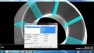 ICEM CFD and Fluent  Rotational and translational Periodicity for TaylorCouette flow [upl. by Jyoti]