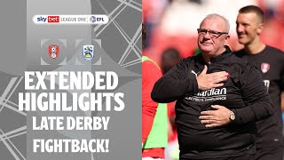 LATE DERBY FIGHTBACK  Rotherham United v Huddersfield Town extended highlights [upl. by Eidolem344]