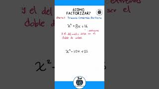 Aprende a factorizar un Trinomio Cuadrado Perfecto 👌 Factorización Álgebra ProfeALV TCP [upl. by Debbra]