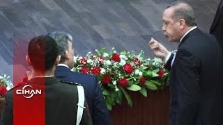 Feyzioğluna kızan Başbakan Erdoğan salonu terketti [upl. by Oigufer]