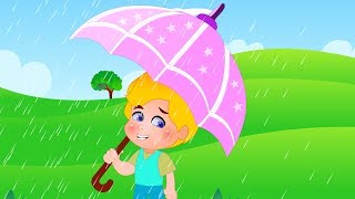 Rain Rain go Away  Nursery Rhyme with Lyrics  Kids Tv Nursery Rhymes For Children [upl. by Ahsenav]