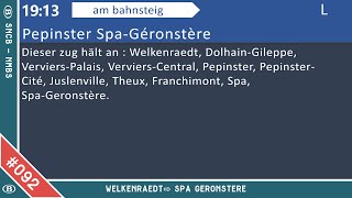 092 NMBSSNCB Hergenrath  Spa Geronstère [upl. by Eirojam]