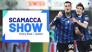 Gianluca Scamacca SHOW Every Goal amp Assist  Serie A 202324 [upl. by Seys142]