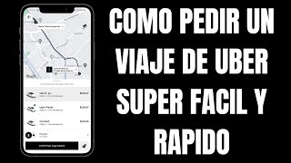 COMO PEDIR UN VIAJE DE UBER FACIL Y RAPIDO  2024 [upl. by Teresita]