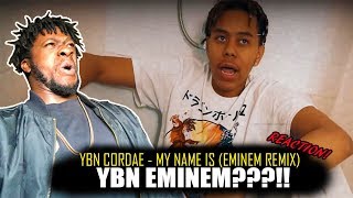 YBN Cordae  My Name Is Eminem Remix REACTION [upl. by Oisor522]