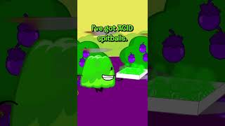 Shooting Acid Spitballs At Leafy BFDI [upl. by Yral770]