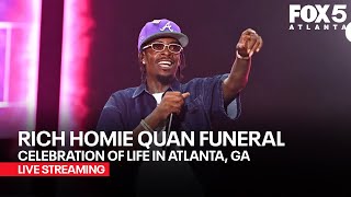 WATCH LIVE Rich Homie Quan Funeral Service  FOX 5 News [upl. by Odine]