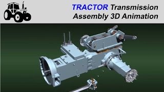 Traktör 2 Transmisyon Montajı 3D Animasyon [upl. by Cher445]