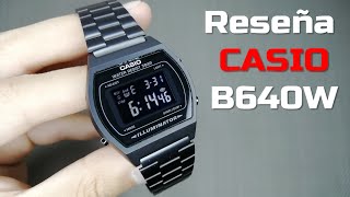 Lleno de Funciones Reloj CASIO B640WB Vintage Reseña [upl. by Ahsined]