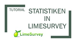 LimeSurvey Statistiken [upl. by Lund]