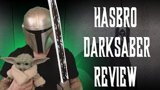 Hasbro Darksaber unboxing and review 2020 The Mandalorian [upl. by Penman]