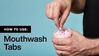 How To Use Mouthwash Tabs  LushLabs [upl. by Paderna]