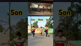 Pushpa Pushpa Dance with Mom alluarjun pushpa2therule viral asquarecrew [upl. by Atinaujnas806]