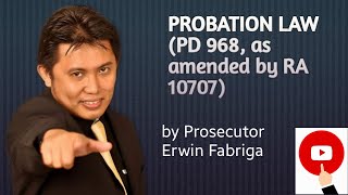 Probation Law PD 968 as amended [upl. by Alia]