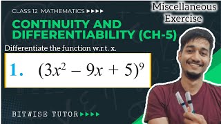 Miscellaneous exercise on chapter 5 class 12 q1  Miscellaneous ch 5 class 12 q1 [upl. by Aizirk]