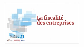 Module 2  La fiscalité des entreprises [upl. by Drusilla]