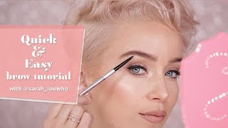 HOW TO EASY EYEBROW TUTORIAL FOR BEGINNERS WITH PENCIL  LADE KEHINDE [upl. by Lotti878]