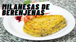 MILANESAS DE BERENJENA  FÁCILES Y RENDIDORAS ✅🤩 [upl. by Rehpotsirhk]