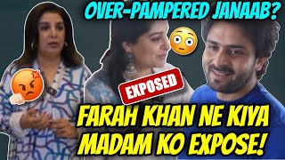 FARAH KHAN NE KIYA MADAM KO EXPOSE😱 OVERPAMPERED JANAAB😱dipikakiduniya farahkhan reactionvideo [upl. by Arta]