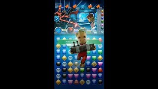 Marvel Puzzle Quest  Rocket amp Groot Awesome Mix Vol 2 [upl. by Anel440]