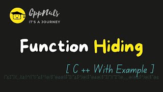 Function Hiding In C [upl. by Chema]