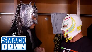 Rey Mysterio meets Dragon Lee SmackDown exclusive July 21 2023 [upl. by Lundquist]