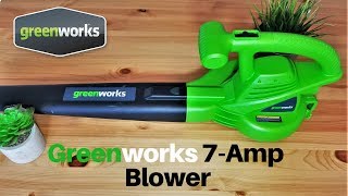 Greenworks Electric Blower Leaf Blower [upl. by Nuj]