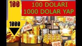 100 DOLARI KALDIRAÇ İLE 1000 DOLAR YAPIN  KALDIRAÇLİ İŞLEM EĞİTİMİ  1 [upl. by Amsden]