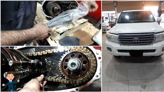 land cruiser transfer case chain replacement [upl. by Gus]