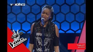 Noeline ‘ Halo ‘ de Beyoncé Audition à l’aveugle The Voice Afrique francophone 2017 [upl. by Jacinthe]