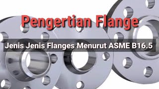 Pengertian Flange dan Jenis  Jenis Flange Menurut ASME B165  2022 [upl. by Rehotsirhc]