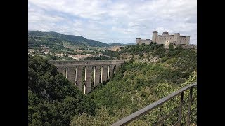 Places to see in  Spoleto  Italy  Giro dei Condotti [upl. by Millman]