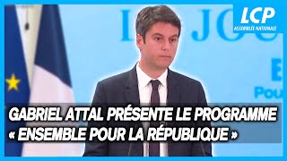 Conférence de presse de Gabriel Attal en intégralité  20 juin 2024 [upl. by Lantz]