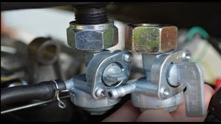 Fuel Petcock Tap Valve replacement on Gas Generator [upl. by Aniweta60]