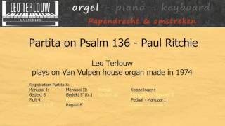 Leo Terlouw plays on Van Vulpen house organ made in 1974 [upl. by Arabrab]