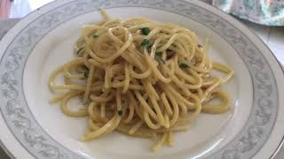 Spaghettoni con colatura di alici [upl. by Gotthard885]