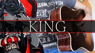 GUMI KING Kanaria  Acoustic guitar cover [upl. by Asiat]