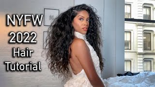 2022 New York Fashion Week With Tresemmé  HAIR TUTORIAL  ARIBA PERVAIZ [upl. by Sorrows]