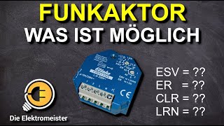 Eltako Funkaktor Funktionen einstellen  Funktaster einlernen Shelly alternative für Proofwood [upl. by Jeanine]