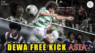 SEINDAH LENGKUNGAN BECKHAM  DEWA FREE KICK ASIA SHUNSUKE NAKAMURA [upl. by Mcdade]