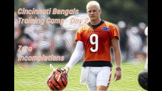 Cincinnati Bengals Training Camp  July 25th 2024  Joe Burrow Highlights [upl. by Anahc]